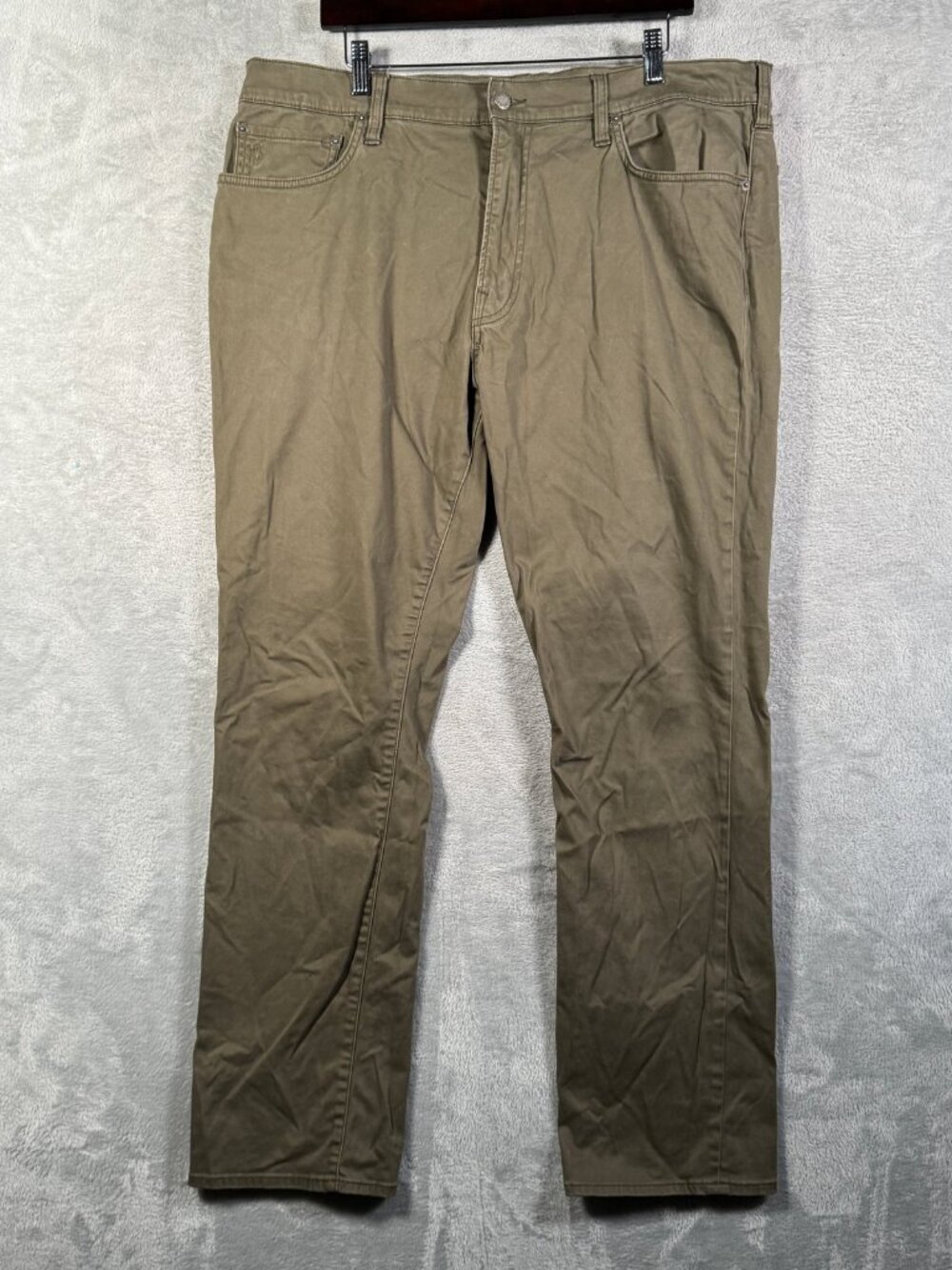 Polo Ralph Lauren Pants Mens 38x32 Olive Green Varick Slim Straight Stretch $115